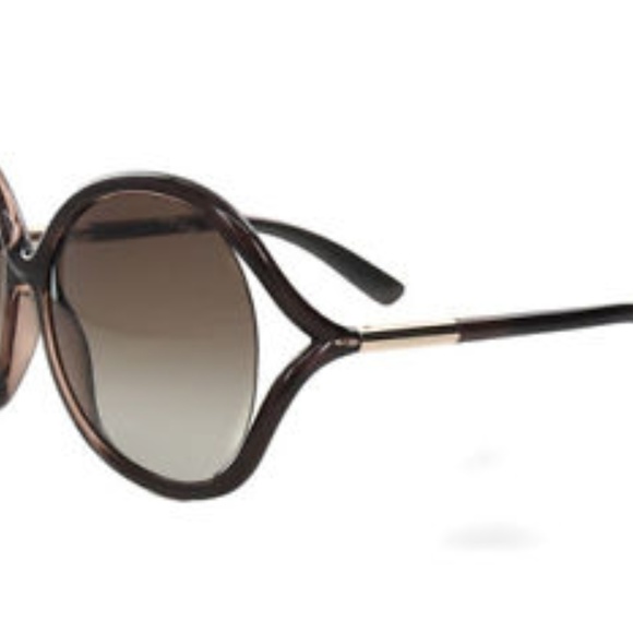 New TOM FORD RHI TF252 83T Purple/Brown Sunglasses